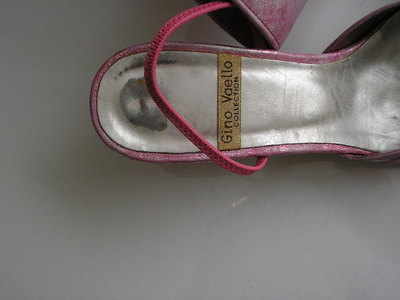 Gino Vaello pink shoes bag size 6.5 003