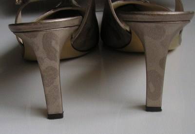 Renata brocatto beige matching shoes bag size6.5 005