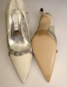 Gina Eva ivory and crystals bridal shoes 005