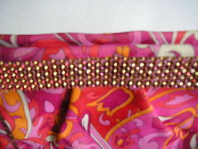 Gina pink purple crystals clutch 002